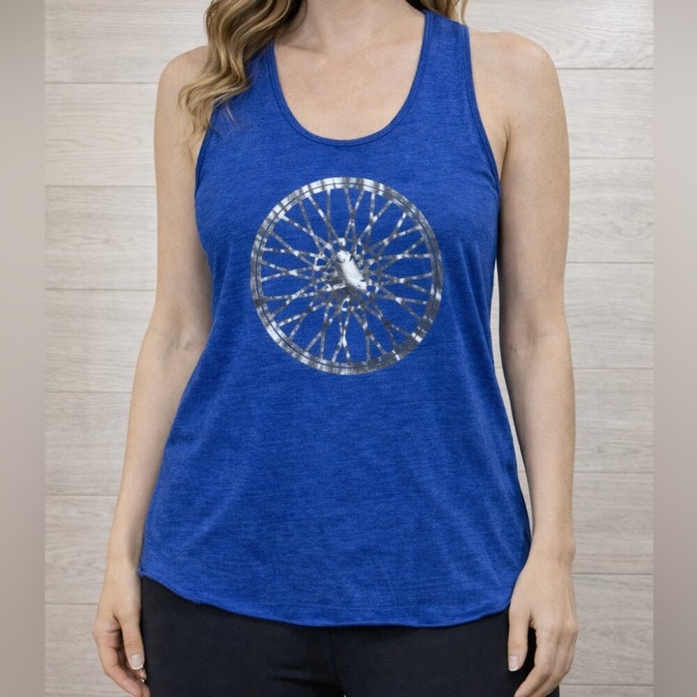 Soulcycle Blue Racerback Tank Top